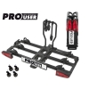 BAGAŻNIK ROWEROWY PROUSER FG3 (składany) BLACK LED  (możliwa dostawka+1) model 2025!
