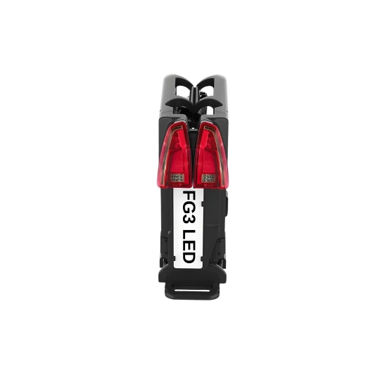 BAGAŻNIK ROWEROWY PROUSER FG3 (składany) BLACK LED  (możliwa dostawka+1) model 2025!