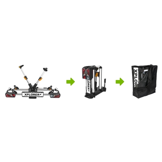 BAGAŻNIK ROWEROWY SPINDER SX2/TX2 na 2 rowery (również elektryczne) +możliwość rozbudowy