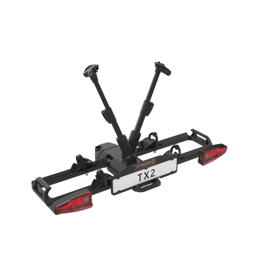 BAGAŻNIK ROWEROWY SPINDER TX2 na 2 rowery LED - NOWOŚĆ(możliwość rozbudowy)
